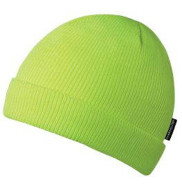Tuque doubl&eacute;e &ndash; jaune/vert haute visibilit&eacute; &ndash; taille unique photo du produit
