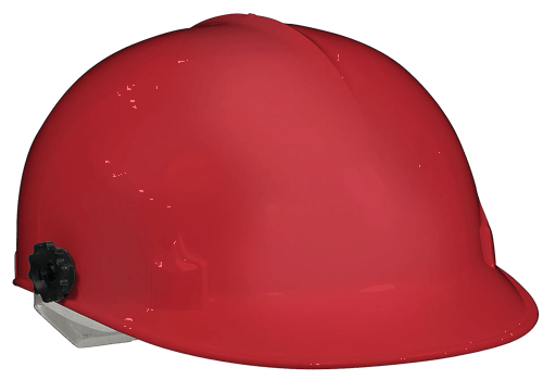 C10 Series Bump Cap with Face Shield Attachment &ndash; Red product photo