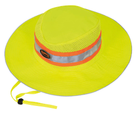 Chapeau haute visibilit&eacute; style ranger avec courroie photo du produit