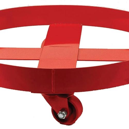 55 gal Drum Band Dolly - Steel - 4 Swivel Casters product photo