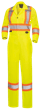 Combinaison de s&eacute;curit&eacute; routi&egrave;re haute visibilit&eacute; pour femme - Jaune/vert haute visibilit&eacute; - TG photo du produit