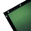 Transparent Welding Curtain - 14 mm - Green - 6' x 4' product photo