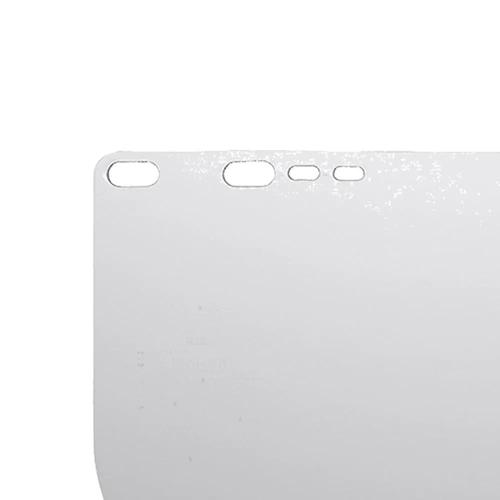 Polycarbonate Face Shield Window &ndash; Shape E &ndash; Unbound &ndash; Clear product photo