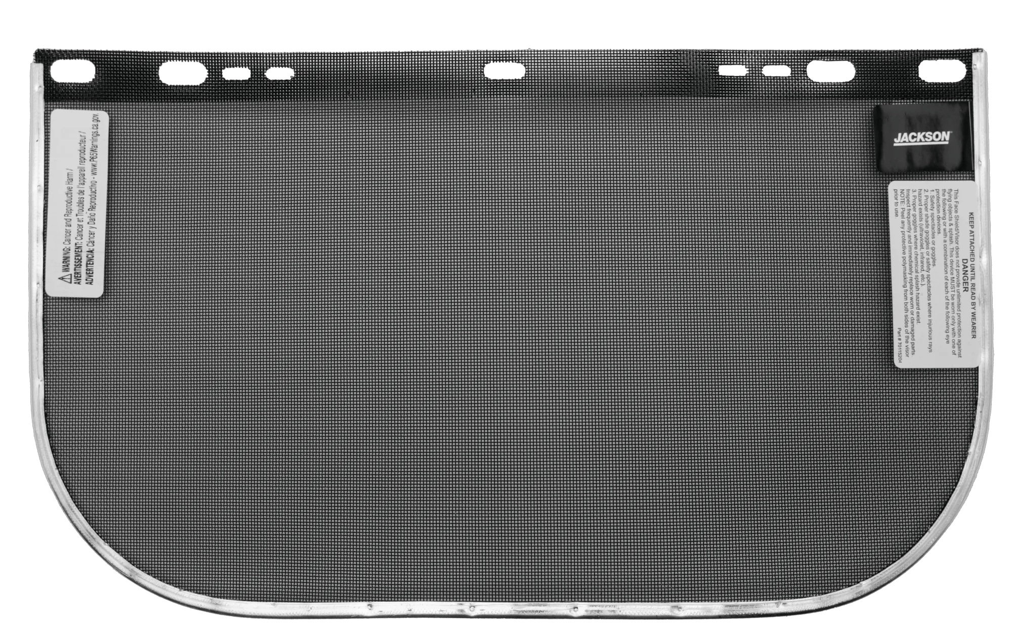 Wire Mesh Face Shield – Shape E – 9 x 15.5 x 0.016
