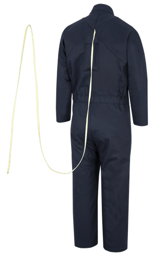 8 Cal BSA&trade; FR Arc Flash Coveralls with Escape Strap &ndash; Navy &ndash; S product photo