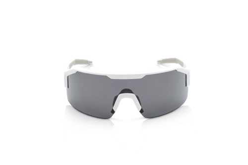 Maxview+ Safety Glasses - White Frame - Smoke Anti-Fog Lens product photo