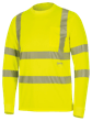 Hi-Vis Cooling Safety T-Shirt - Long Sleeve - Hi-Vis Yellow – 2XL product photo