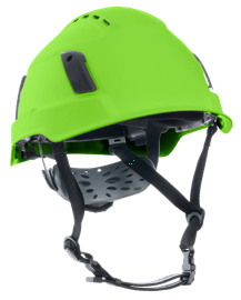 XS2-500V Series Type 2+ Safety Helmet - Vented - Hi-Vis Green product photo