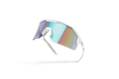 Maxview+ Safety Glasses - White Frame - Green Mirror Lens product photo