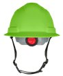 BLOCKHEAD2 Type 2 Full Brim Safety Helmet &ndash; Non-Vented &ndash; HV Green product photo
