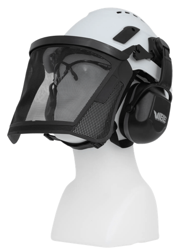 Safe 2 Protection System &ndash; Steel & Nylon Mesh Face Shield &ndash; Molded &ndash; 7.5 x 13.5 x 0.050" &ndash; Bound product photo