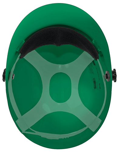 C10 Series Bump Cap with Face Shield Attachment - Green product photo