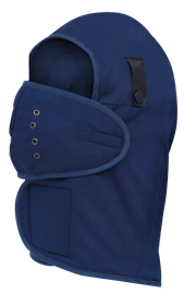 Doublure de casque de chantier doubl&eacute;e de molleton &ndash; Long cou &ndash; Bleu marine &ndash; Unitaille photo du produit