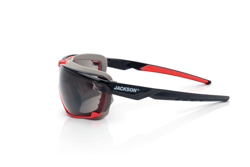 HyperGuard G-Series Safety Glasses - Smoke Anti-Fog Lens product photo