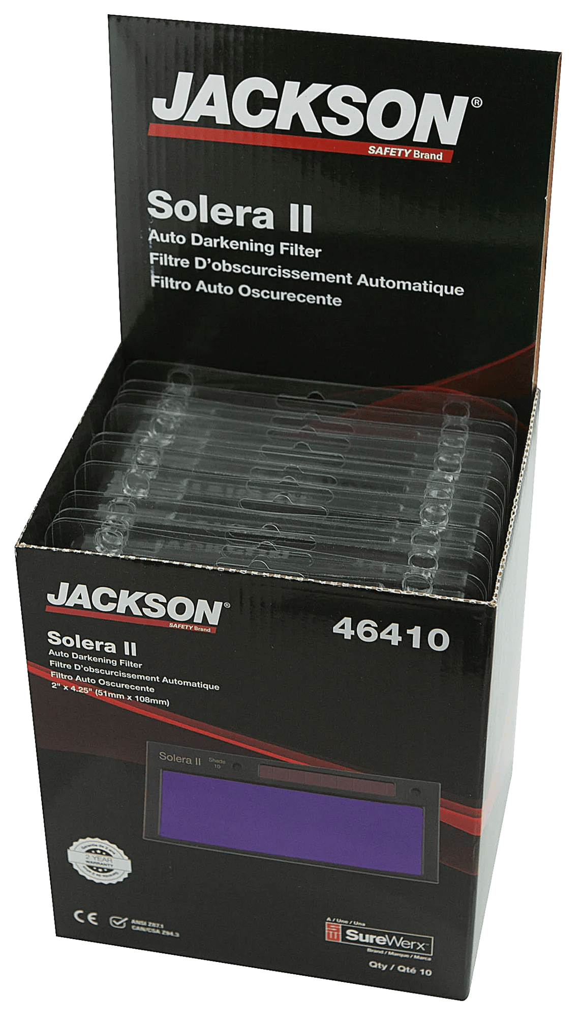 Solera II Auto Darkening Filter Shade 10 | 46410 | Welding Filters