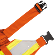 Salopette de s&eacute;curit&eacute; FR-Tech&reg; haute visibilit&eacute; 88/12 de 7 oz ignifuge/anti-arc &eacute;lectrique &ndash; Orange haute visibilit&eacute; &ndash; 2TG photo du produit