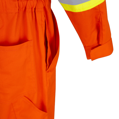 FR-Tech® Hi-Vis 88/12 7 oz FR/ARC–Rated Safety Coveralls – Hi-Vis