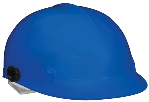 C10 Series Bump Cap with Face Shield Attachment - Blue product photo