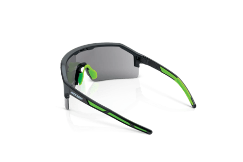 Maxview+ Safety Glasses - Black Frame - Smoke Anti-Fog Lens product photo
