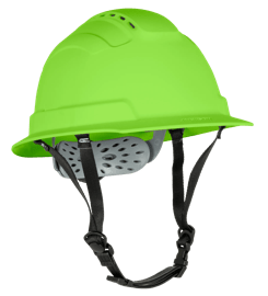 BLOCKHEAD2 Type 2 Full Brim Safety Helmet &ndash; Vented &ndash; HV Green product photo
