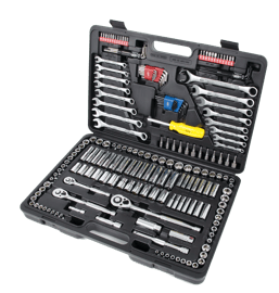 Trousse d 200 outils de m&eacute;canicien - 6 et 12 pans photo du produit