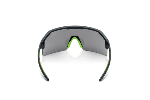 Maxview+ Safety Glasses - Black Frame - Smoke Anti-Fog Lens product photo