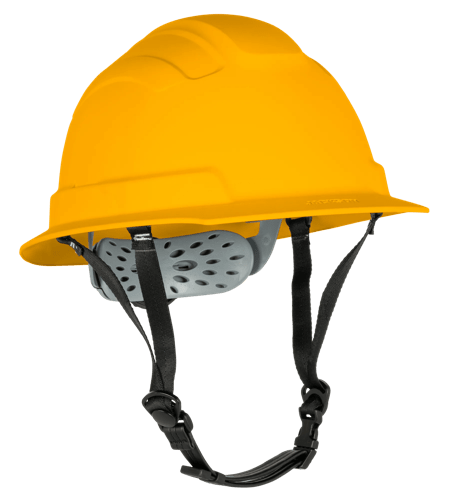 BLOCKHEAD2 Type 2 Full Brim Safety Helmet &ndash; Non-Vented &ndash; Yellow product photo