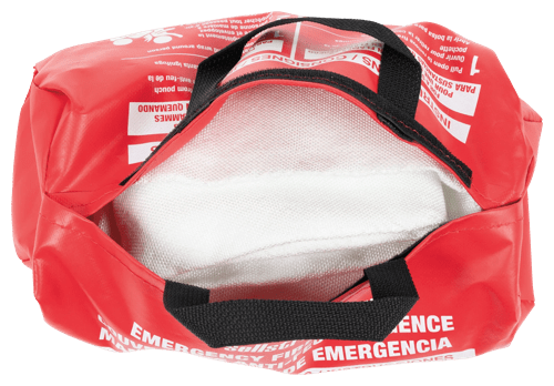 High-Temperature Emergency Fire Blanket - Uncoated Fiberglass - 18 oz product photo