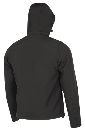Heated Softshell Jacket - Water-Resistant - Black - M product photo