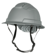 BLOCKHEAD2 Type 2 Full Brim Safety Helmet &ndash; Vented &ndash; Gray product photo