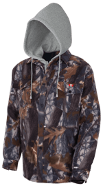Chemise matelass&eacute;e en molleton polaire &agrave; capuche &ndash; camouflage &ndash; Taille homme M photo du produit