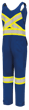 Salopette de s&eacute;curit&eacute; FR-Tech&reg; haute visibilit&eacute; 88/12 de 7 oz ignifuge/anti-arc &eacute;lectrique &ndash; Bleu roi &ndash; G photo du produit