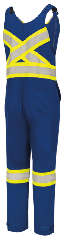 Salopette de s&eacute;curit&eacute; FR-Tech&reg; haute visibilit&eacute; 88/12 de 7 oz ignifuge/anti-arc &eacute;lectrique &ndash; Bleu roi &ndash; G photo du produit