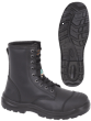 8 Bottes de travail en cuir - Embout/semelle en acier - Noir - 8~5 photo du produit