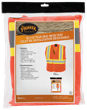 Gilet de s&eacute;curit&eacute; en filet de poly ajustable avec fermeture &agrave; 5 points - Orange fluorescent - Taille L/XL photo du produit