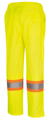Pantalon de s&eacute;curit&eacute; routi&egrave;re haute visibilit&eacute; pour femme - Jaune/vert haute visibilit&eacute; - TG photo du produit