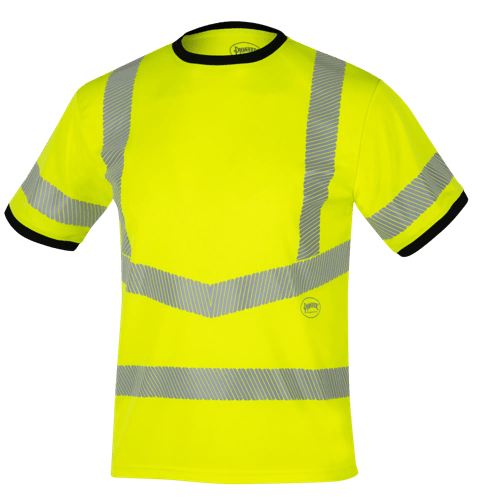 Hi-Vis Class 3 Short-Sleeved Safety T-Shirt - Hi-Vis Yellow - 4XL product photo