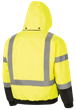 Hi-Vis Insulated Safety Bomber - 100% Waterproof  - Hi-Vis Yellow - S product photo