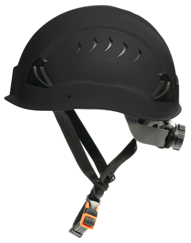 CH-2-400V Type 2 Safety Helmet - Vented - Black product photo