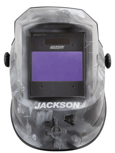 Premium Graphic Welding Helmet -ADF Fixed Shade 10 - 6 Feet Under product photo