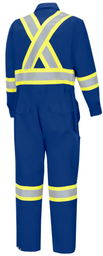 FR-Tech® Premium Hi-Vis FR/ARC-Rated Safety Coveralls – Royal Blue