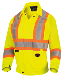 Manteau de s&eacute;curit&eacute; routi&egrave;re haute visibilit&eacute; pour femme - Jaune/vert haute visibilit&eacute; - TG photo du produit