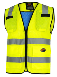 Hi-Vis Class 2 Safety Vest – Cooling Panels – Hi-Vis Yellow – S