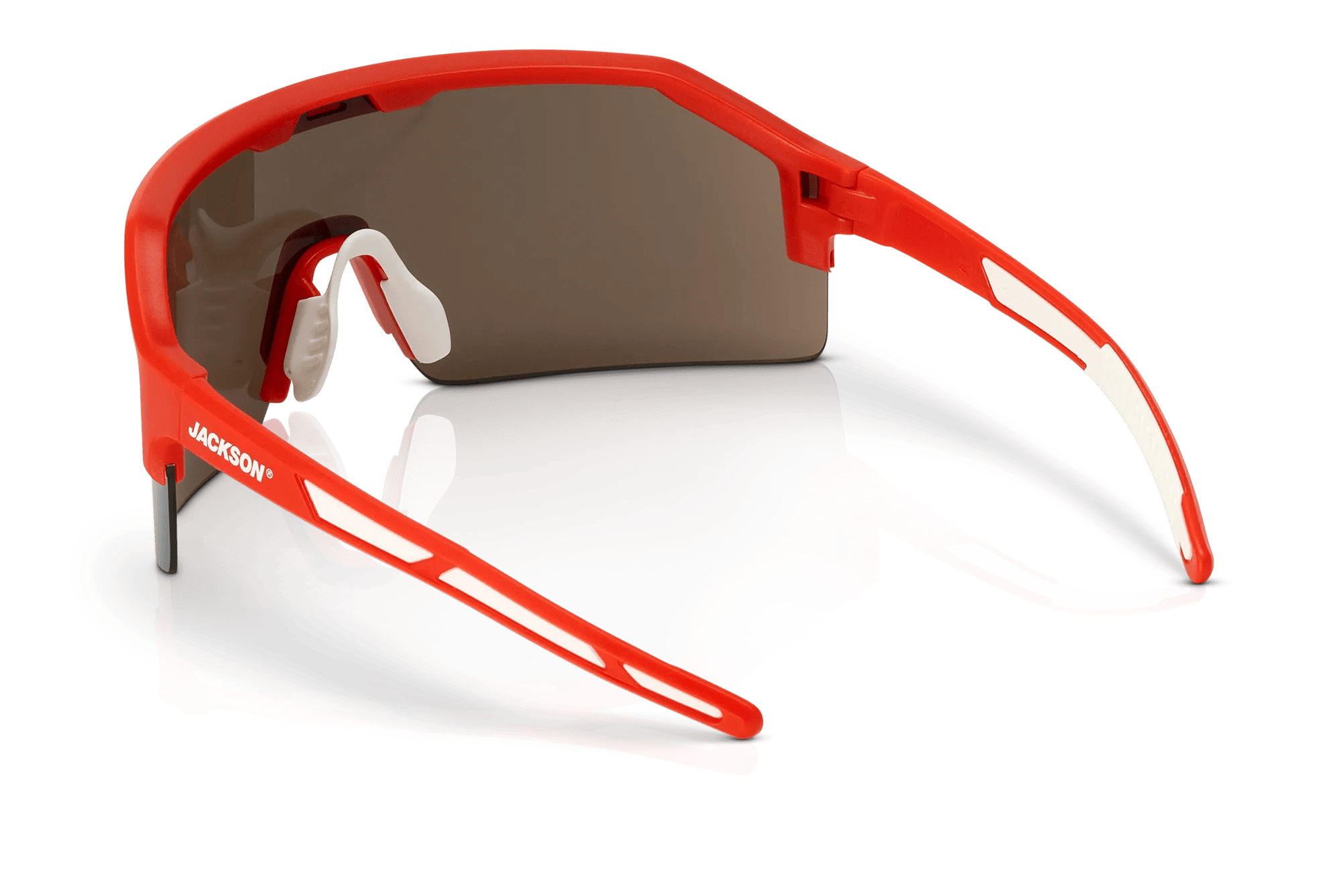 Maxview+ Safety Glasses - Red Frame - Gold Mirror Lens | 60011