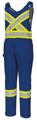 Salopette de s&eacute;curit&eacute; FR-Tech&reg; matelass&eacute; haute visibilit&eacute; ignifuge/anti&ndash;arc &eacute;lectrique &ndash; Bleu roi &ndash; Taille homme P photo du produit