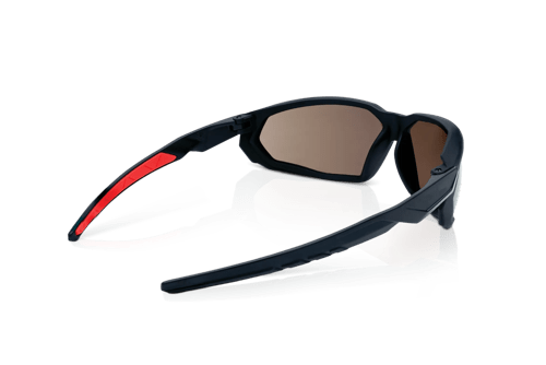 HyperGuard F-Series Safety Glasses - Gold Mirror Lens product photo