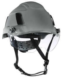 XS2-550 Series Type 2+ Safety Helmet - Flip-Up Visor - Gray product photo