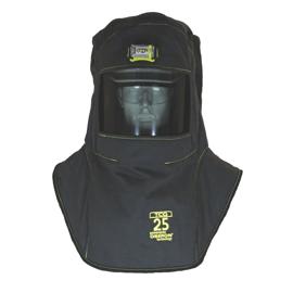 25 Cal TCG&trade; Arc Flash Hood with Hard Cap and Ventilation System &ndash; Black &ndash; O/S product photo
