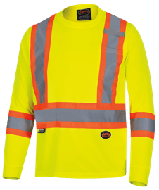 ShirtsAndTShirtsHiVisLongSleevedSafetyShirts Front View M