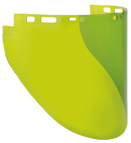 312 Series Premium Arc-Flash-Rated Face Shield Window - 9-3/4" x 20" x .060" - Uncoated product photo